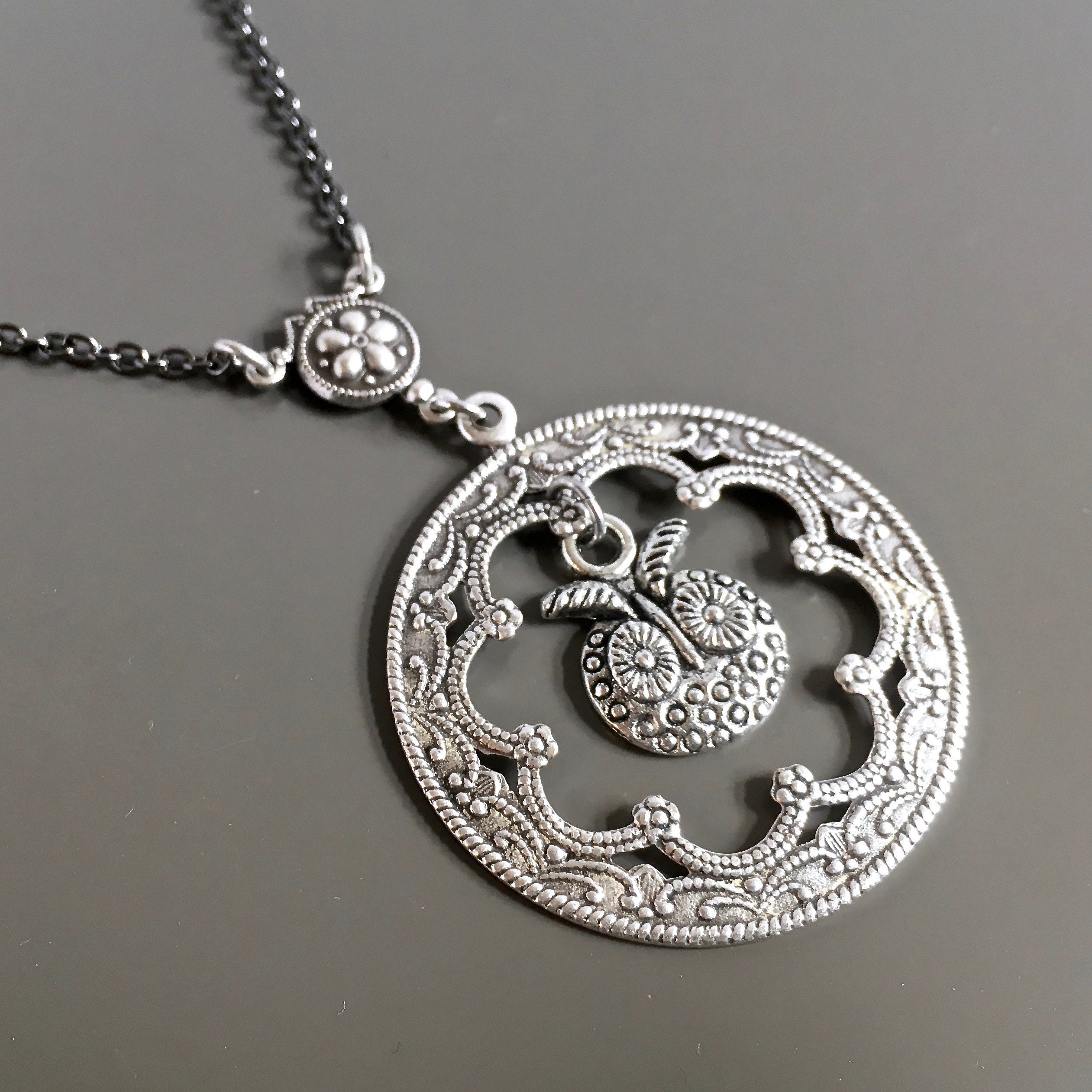 Silver Owl Necklace - Owl Jewelry, Bird Necklace, Bird Jewelry, Nature Lover Gift, Nature Jewelry, G