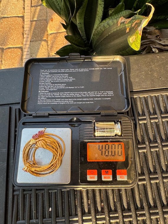 18k VINTAGE RUBY BRACELET - image 4