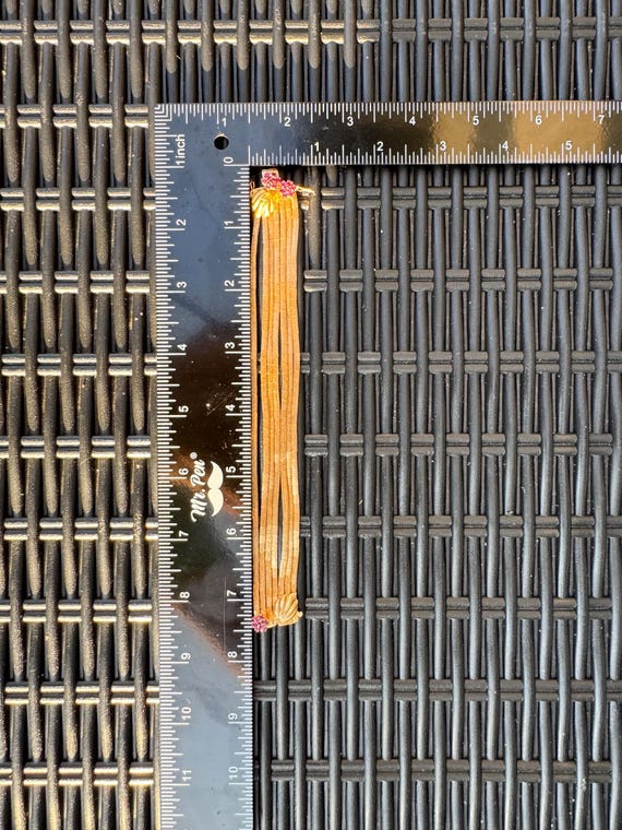 18k VINTAGE RUBY BRACELET - image 3