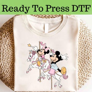 Camiseta Disney Mickey y Minnie, camiseta Disney Minnie Mouse, camiseta Mickey Mouse DTF, camiseta Disney, camiseta Mickey y Minnie, camiseta Disney Couple