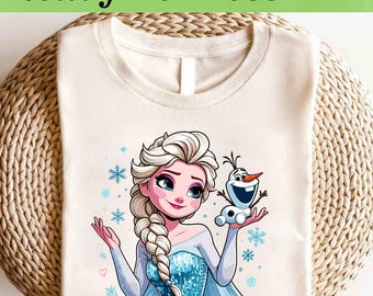 Disney Frozen Elsa DTF, Disney Frozen Olaf DTF Transfer, Disney Frozen Elsa And Anna DTF, Disney Elsa Frozen Shirt, Elsa And Anna Shirt