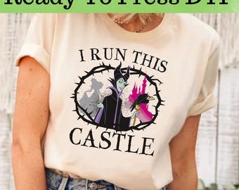 Disney Villains Maleficent DTF, Matching Bad Girls DTF Transfer, Bad Witches Villains DTF, Hades Ursula Maleficent Dtf, Villains Shirt