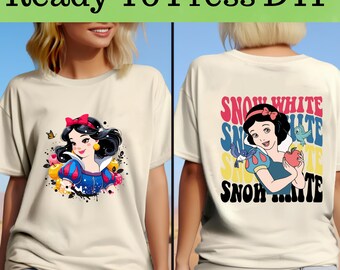 Snow White DTF, Princess Snow White DTF Transfer, Disney Snow White DTF, Snow White Shirt, Disney Princess Snow White Shirt