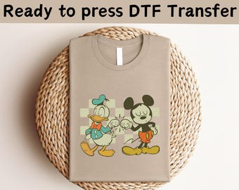 Disney Mickey and Donald DTF, Mickey Characters Dtf