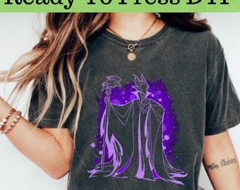Disney Villains Maleficent DTF, Matching Bad Girls DTF Transfer, Bad Witches Villains DTF, Hades Ursula Maleficent Dtf, Villains Shirt