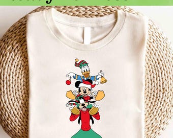 Disney Mickey and Friends Christmas DTF, Mickey Christmas DTF, Disney  Christmas DTF Transfer, Mickey and Friends Christmas Shirt