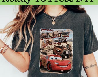 Disney Cars Radiator Springs DTF, Disney Cars DTF Transfer, Disney Cars DTF, Disney Tow Mater Shirt, Disney Cars Shirt, Radiator Springs Dtf