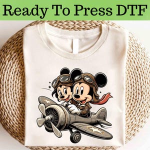 Camiseta Disney Mickey y Minnie Disneyland DTF, Camiseta Disney Minnie Mouse, Camiseta Mickey Mouse DTF, Camiseta Disney, Camiseta Mickey y Minnie