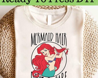 Princess Ariel DTF, The Little Mermaid DTF Transfer, Disney Princess DTF, Disney Princess Ariel Shirt, Princess Character Dtf