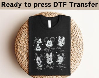 Disney Mickey and Friends DTF, Mickey Characters Dtf