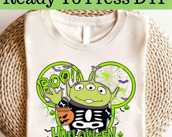 Toy Story Alien Halloween DTF, Disney Toy Story Characters DTF Transfer, Disney Halloween DTF, Toy Story Characters Halloween Dtf