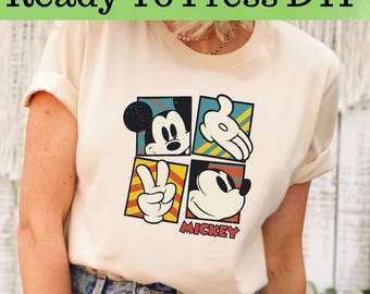 Disney Classic Mickey DTF, Disney Mickey DTF, Retro Mickey Mouse DTF Transfer, Disney Vacation Shirt, Mickey Mouse Shirt