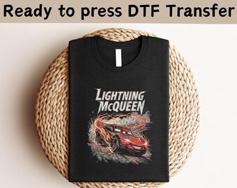 Lightning McQueen Dtf, Disney Cars DTF Transfer