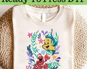 Princess Ariel DTF, The Little Mermaid DTF Transfer, Disney Princess Character DTF, Disney Princess Ariel Shirt, Princess Character Shirt