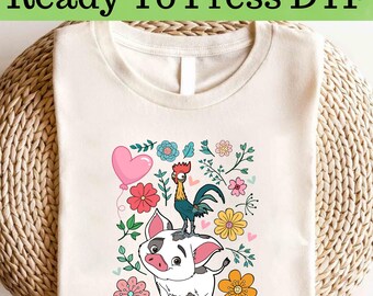 Disney Princess Moana DTF, Princess Moana DTF, Disney Princess Characters DTF Transfer, Disney Shirt, Princess Moana Shirt, Moana Shirt