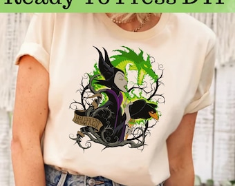 Disney Villains Maleficent DTF, Matching Bad Girls DTF Transfer, Bad Witches Villains DTF, Hades Ursula Maleficent Dtf, Villains Shirt