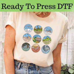 National Parks Star Wars Planets DTF, Disney Star Wars DTF, Star Wars Characters DTF Transfer, Disney Star Wars Shirt