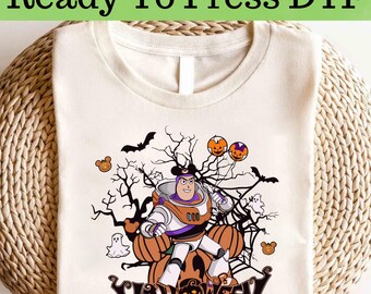 Buzz Lightyear Halloween DTF, Disney Toy Story Characters DTF Transfer, DisneyToy Story Halloween DTF, Toy Story Dtf