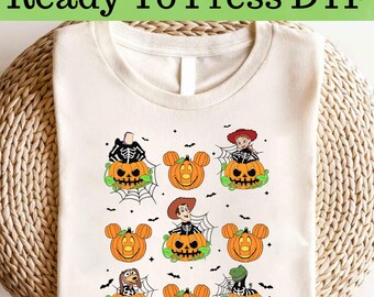 Toy Story Halloween DTF, Disney Toy Story Characters DTF Transfer, Disney Halloween DTF, Toy Story Dtf, Toy Story Characters Halloween Dtf