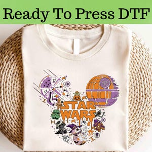 Star Wars Halloween DTF, Star Wars Characters Halloween DTF Transfer, Star Wars DTF, Disney Star Wars Dtf, Star Wars Characters Dtf