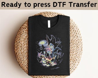 Maleficent Disney Villains DTF Transfer, Bad Witches Shirt