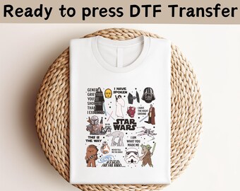 Disney Star Wars DTF Transfer, Baby Yoda Dtf