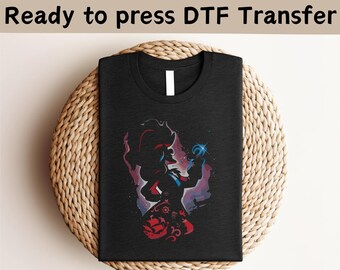 Villains Captain Hook DTF, Disney Peter Pan Neverland DTF