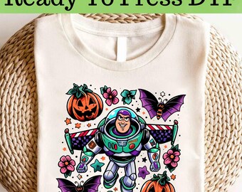 Buzz Lightyear Halloween DTF, Disney Toy Story Characters DTF Transfer, DisneyToy Story Halloween DTF, Toy Story Dtf
