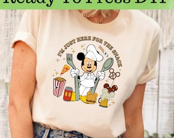 Disney Mickey Mouse Chef DTF, Disney Mickey Characters DTF, Mickey Mouse DTF Transfer, Disney Dtf, Mickey and Friends Characters Dtf
