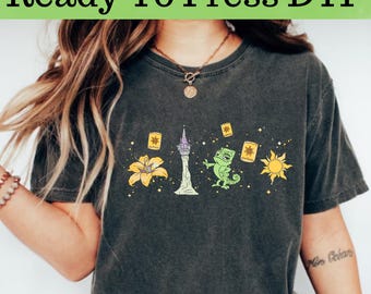 Disney Pascal DTF, Disney Pascal DTF Transfer, Disney Princess Rapunzel DTF, Disney Pascal Tee, Disney Princess Tee, Disney Rapunzel Shirt