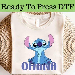 Disney Stitch DTF, transferencia DTF de Disney Stitch y Lilo, Disney Lilo DTF, camiseta de Disney Stitch y Lilo, camiseta de pareja de Stitch y Lilo, camiseta de Stitch
