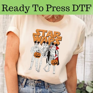 Star Wars Halloween DTF, Star Wars Characters Halloween DTF Transfer, Star Wars DTF, Disney Star Wars Dtf, Star Wars Characters Dtf