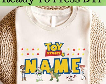 Disney Toy Story Custom DTF, Disney Toy Story Character DTF Transfer, Disney Toy Story DTF, Toy Story Custom Shirt, Toy Story Friends Shirt