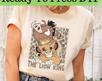 Disney The Lion King DTF, Disney Hakuna Matata DTF, Disney Lion King Friends DTF Transfer, Hakuna Matata Shirt, Disney Lion King Shirt
