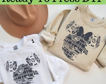 Disney Star Wars Mickey and Minnie DTF, Star Wars Characters DTF Transfer, Star Wars DTF, Disney Star Wars Shirt, Star Wars Characters Shirt