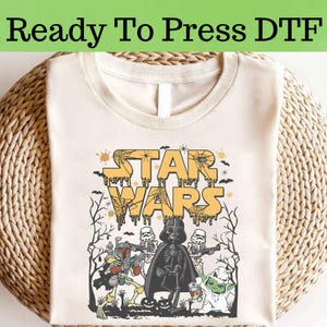 Star Wars Halloween DTF, Star Wars Characters Halloween DTF Transfer, Star Wars DTF, Disney Star Wars Dtf, Star Wars Characters Dtf
