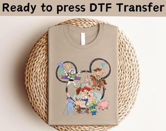 Disney Toy Story Characters DTF Transfer