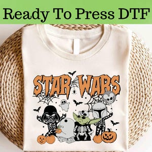 Star Wars Halloween DTF, Star Wars Characters Halloween DTF Transfer, Star Wars DTF, Disney Star Wars Dtf, Star Wars Characters Dtf