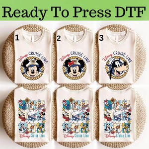 Disney Mickey and Friends Cruise DTF, Disney Mickey Characters Magical Cruise DTF, Magical Cruise DTF Transfer, Disney Mickey Cruise Shirt