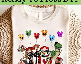 Toy Story Halloween DTF, Disney Toy Story Characters DTF Transfer, Disney Halloween DTF, Toy Story Dtf, Toy Story Characters Halloween Dtf