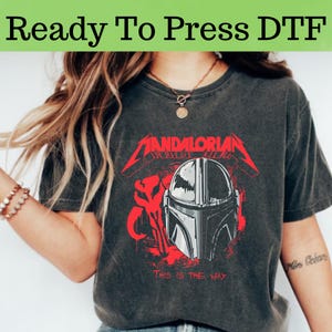 Disney Star Wars Mandalorian DTF, Star Wars Darth Wader DTF Transfer, Star Wars DTF, Disney Star Wars Dtf, Star Wars Characters Dtf
