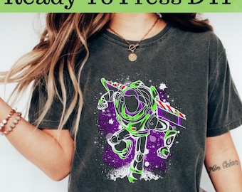 Disney Toy Story Buzz Lightyear Silhouette DTF, Toy Story Buzz Lightyear DTF Transfer, Toy Story Characters DTF, Disney Toy Story Dtf