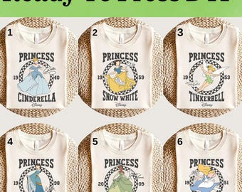 Disney Princesses Character DTF, Disney Princess Rapunzel DTF Transfer, Disney Princess DTF