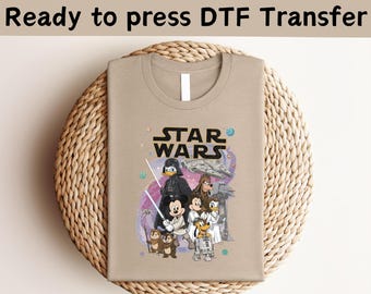 Disney Star Wars Mickey Mouse DTF Transfer