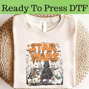 Star Wars Halloween DTF, Star Wars Characters Halloween DTF Transfer, Star Wars DTF, Disney Star Wars Dtf, Star Wars Characters Dtf