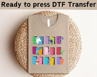 Disney Monsters Inc DTF Transfer, Movie Shirt Design
