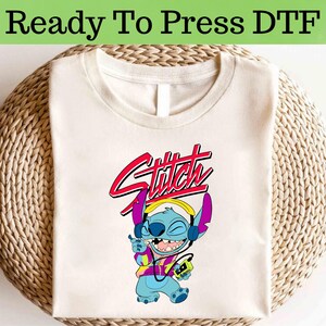 Disney Stitch DTF, transferencia DTF de Disney Stitch y Lilo, Disney Lilo DTF, camiseta de Disney Stitch y Lilo, camiseta de pareja de Stitch Lilo, camiseta de Stitch
