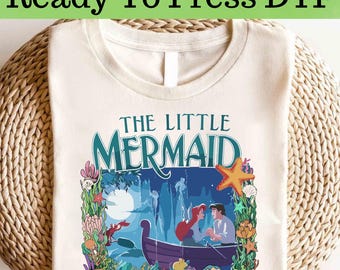 Princess Ariel DTF, The Little Mermaid DTF Transfer, Disney Princess Character DTF, Disney Princess Ariel Shirt, Princess Character Shirt