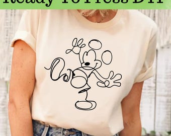 Disney Classic Mickey DTF, Disney Mickey DTF, Retro Mickey Mouse DTF Transfer, Disney Vacation Shirt, Mickey Mouse Shirt
