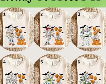 Toy Story Halloween DTF, Disney Toy Story Characters DTF Transfer, Disney Halloween DTF, Toy Story Dtf, Toy Story Characters Halloween Dtf